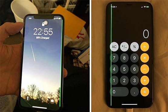 مشکل عجیب در نمایشگر آیفون ایکس (+عکس)