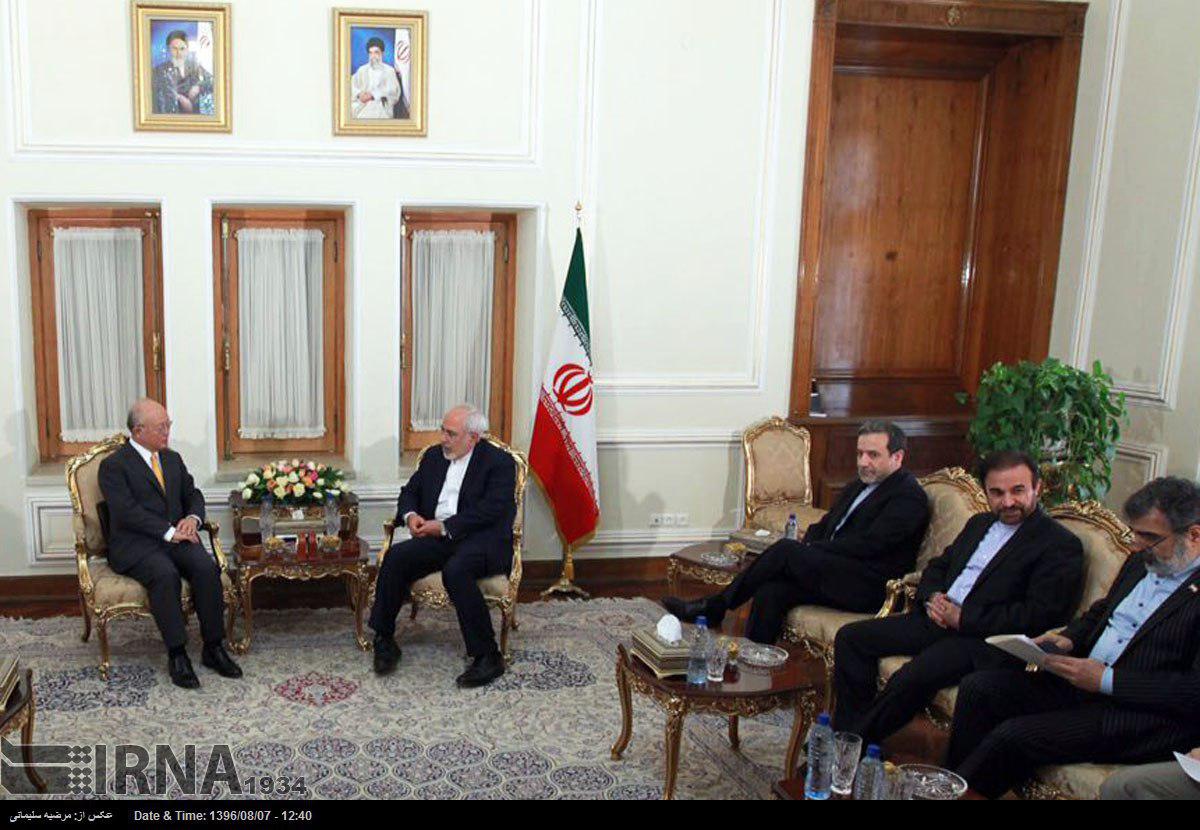 آمانو با ظریف دیدار کرد