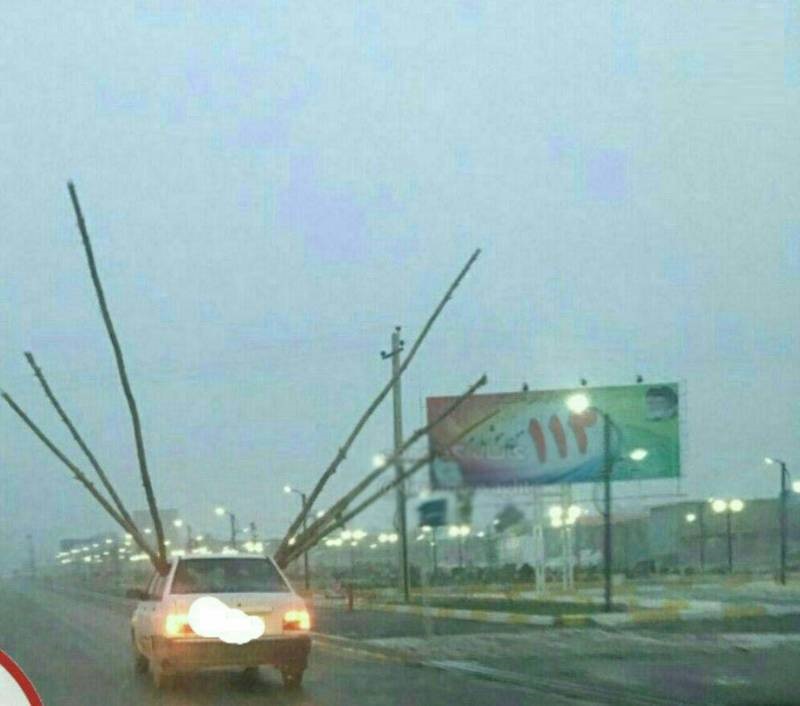 بار عجیب و غریب پراید (عکس)