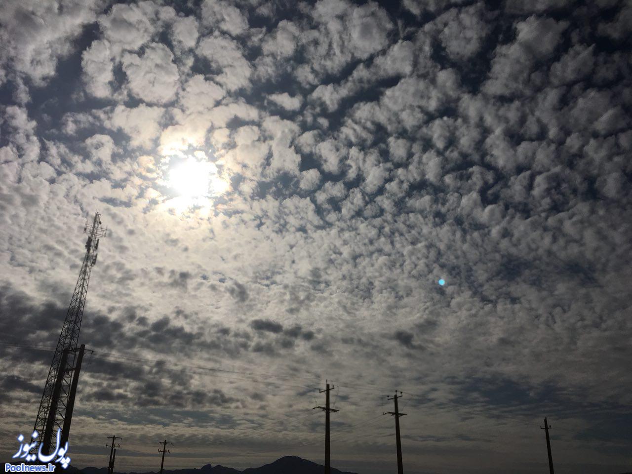 آسمان قصر شیرین (عکس)