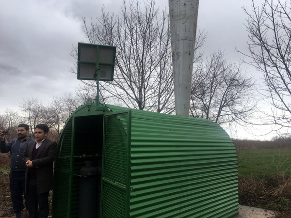 نصب دستگاه ضد تگرگ در اراضی جهانآباد البرز (+عکس) نصب دستگاه ضد تگرگ در اراضی جهانآباد البرز (+عکس)