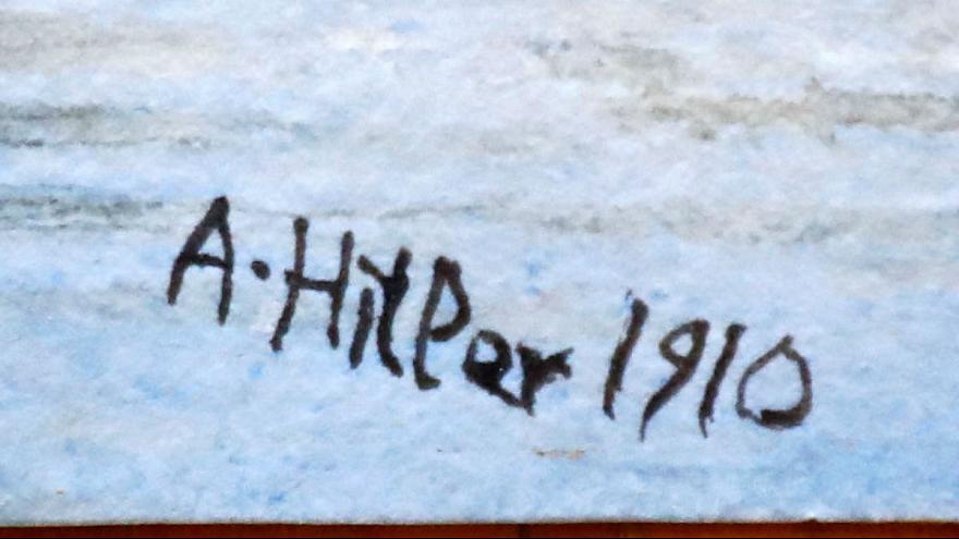 تابلوهای نقاشی هیتلر در حراجی به فروش نرفت تابلوهای نقاشی هیتلر در حراجی به فروش نرفت