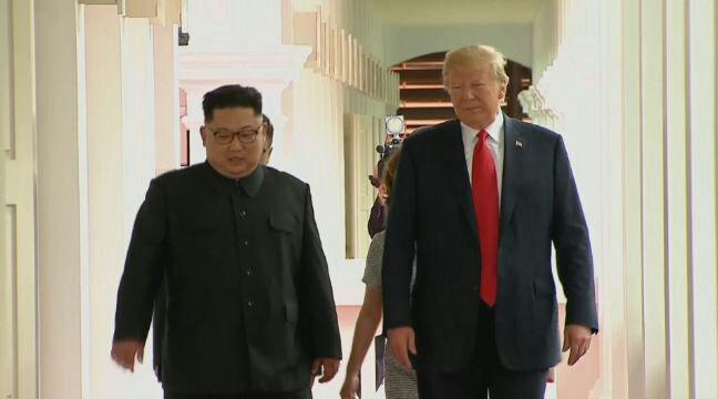 دیدار اول ترامپ و اون تمام شد