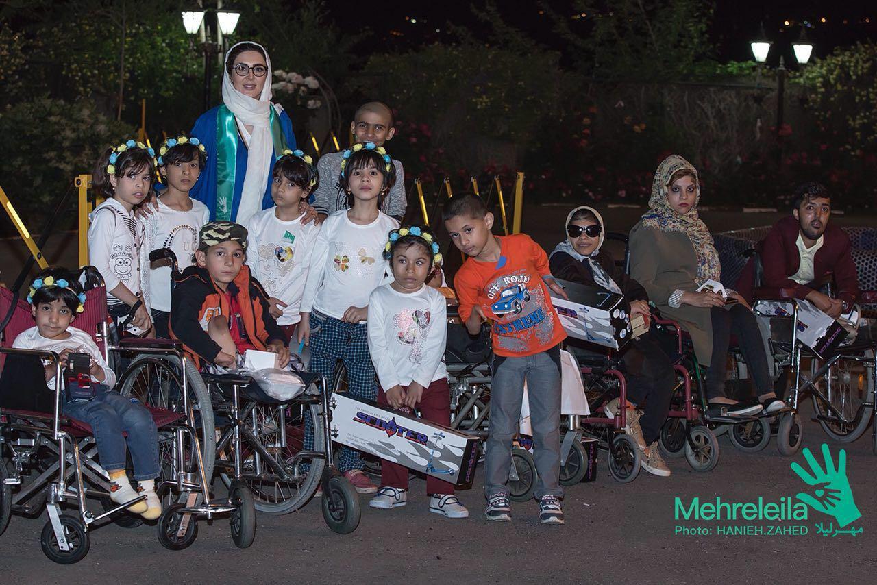 استقبال هنرمندان و ورزشكاران از ضيافت خيريه مهر لیلا