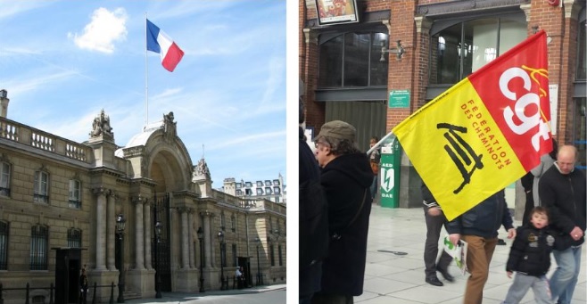 سندیکای انرژی در اعتراض به خصوصیسازی گاز کاخ الیزه را قطع کرد سندیکای انرژی در اعتراض به خصوصیسازی گاز کاخ الیزه را قطع کرد