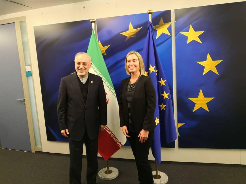 دیدار صالحی و موگرینی در بروکسل (عکس) دیدار صالحی و موگرینی در بروکسل (عکس)