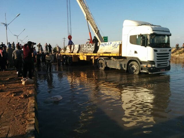 ورودی اهواز زیر آب رفت (+عکس)