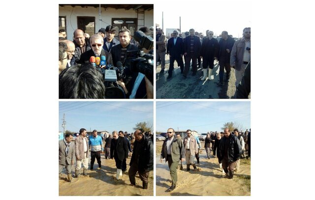 بازدید رددس مجلس از مناطق سیل زده ساری بازدید رددس مجلس از مناطق سیل زده ساری