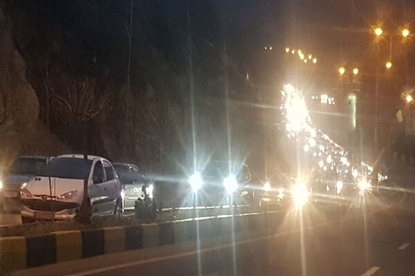 ترافیک سنگین در جاده هراز مسیر شمال به جنوب