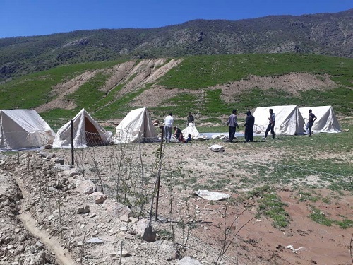 احداث کمپ توسط بنیاد مستضعفان در روستای پسیل لرستان (+ عکس)