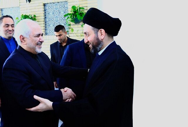 دیدار ظریف با عمار حکیم