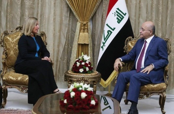 جزئیات رایزنیهای موگرینی با سران عراق (+عکس) جزئیات رایزنیهای موگرینی با سران عراق (+عکس)