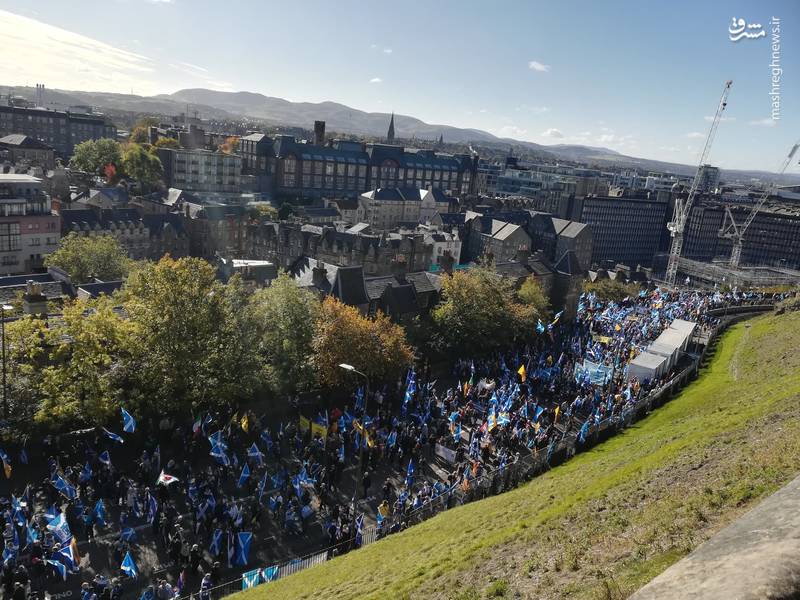 تظاهرات مردم جدایی&zwnj;طلب در خیابان