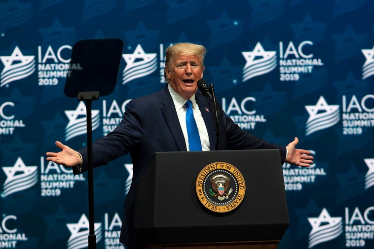 ناراحتی یهودیان از اظهارات ترامپ سخنرانی ترامپ در نشست آیپک