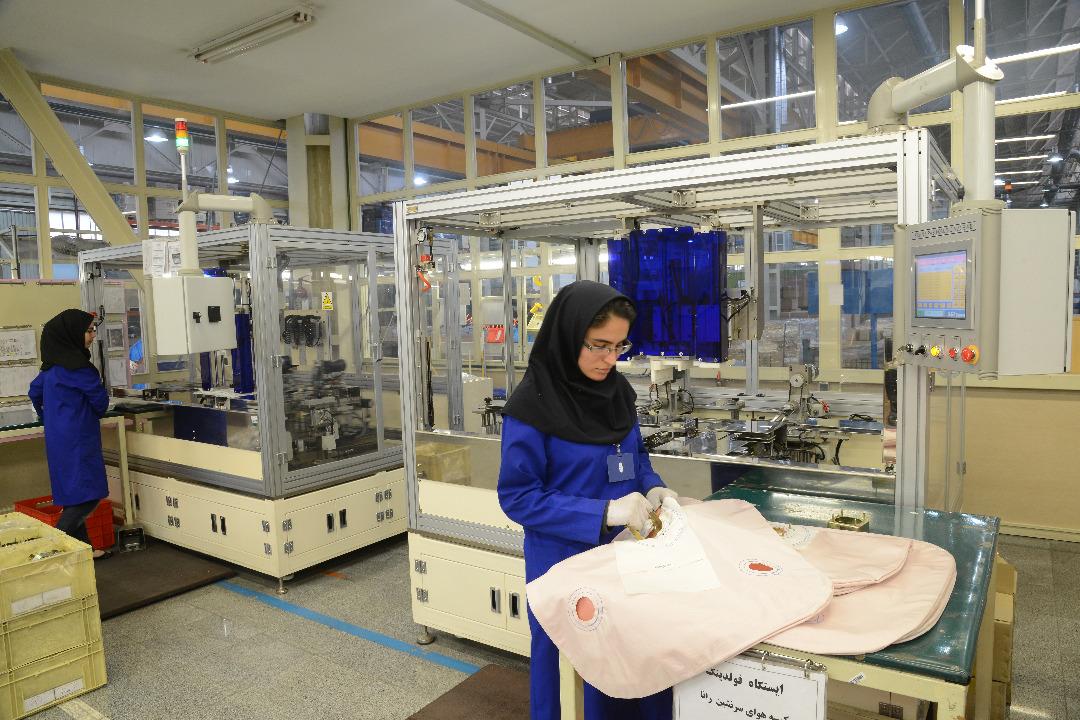 آمادگی تولید روزانه ۸۵۰۰ عدد ایربگ در خطوط تولیدی کروز آمادگی تولید روزانه ۸۵۰۰ عدد ایربگ در خطوط تولیدی کروز