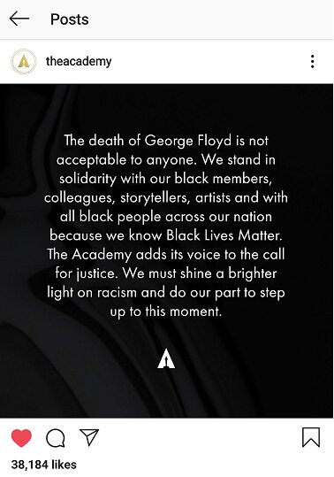 همدردی آکادمی اسکار با جامعه سیاه پوستان آمریکا