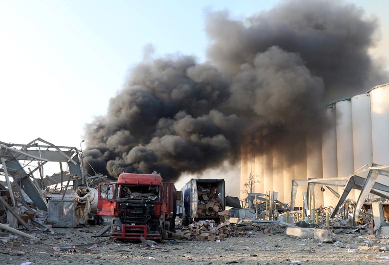 انفجار مهیب لبنان