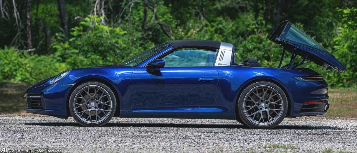 پورشه 911 تارگا 4؛ خودرویی که باتوجه به مکانیسم سقف نامگذاری شده است (+تصاویر)