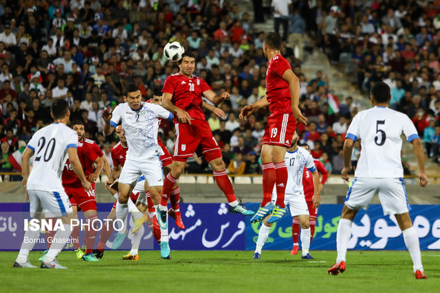 بازی ایران و ازبکستان