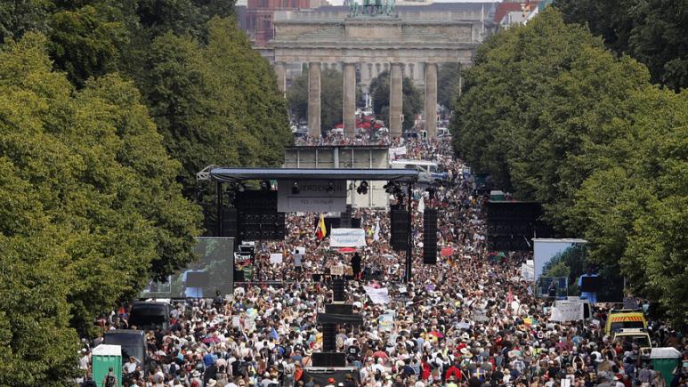  تظاهرات در برلینِ آلمان