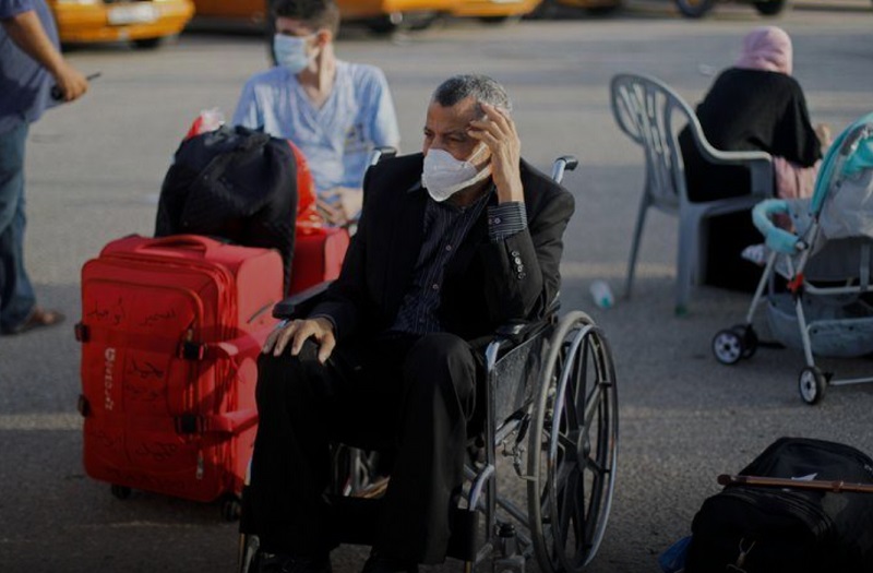 ماسک، راهکار مردم در منطقه شلوغ غزه