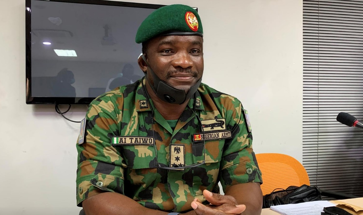 یک نظامی در نیجریه