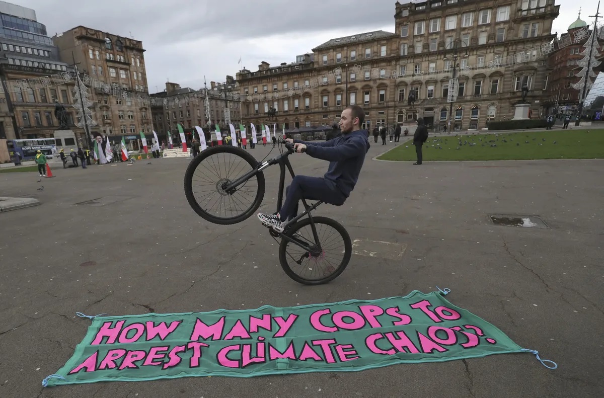 اعتراض به اجلاس اقلیمی گلاسکو