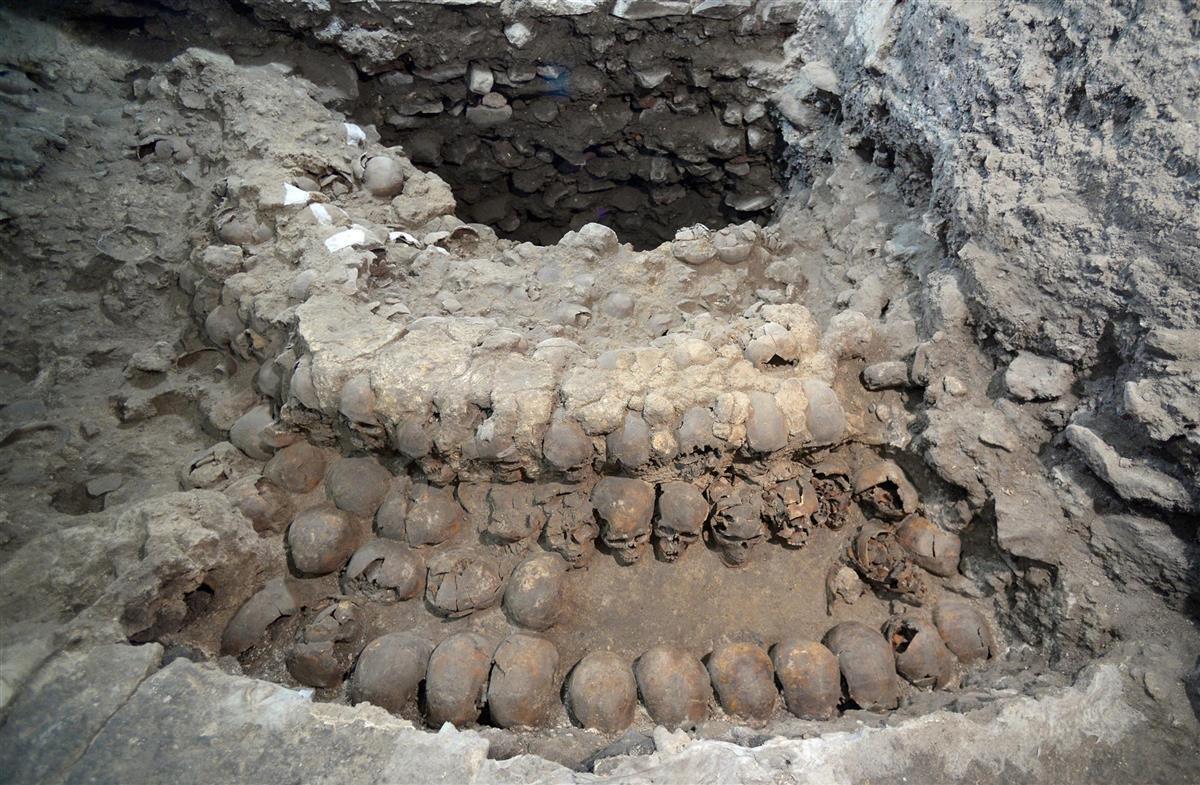 برج جمجمه‌ها؛ مخوف‌ترین اثر باستان‌شناسی در مکزیک