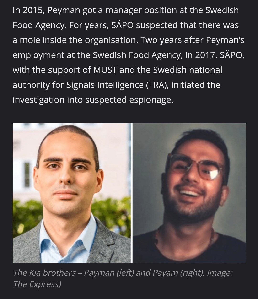 انتشار اشتباه عکس خواننده ایرانی به جای متهم به جاسوسی روسیه