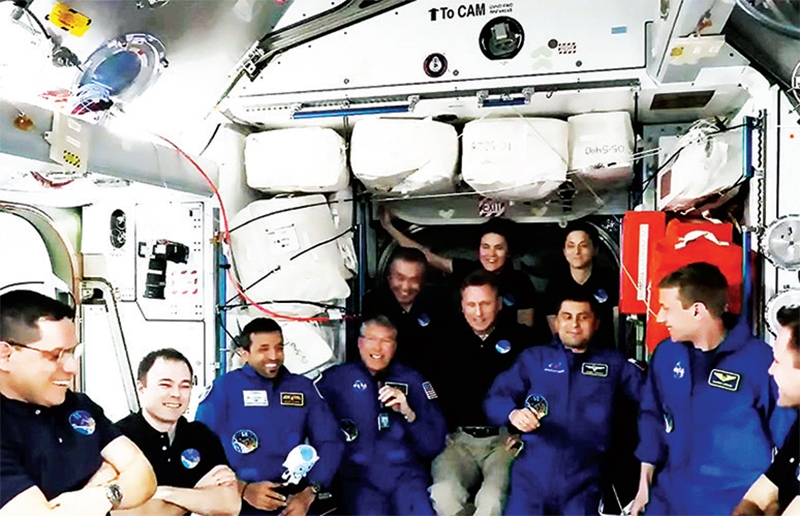 پرواز فضانورد اماراتی به ایستگاه فضایی بین المللی