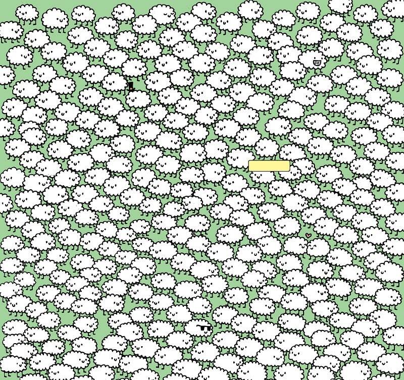 باشگاه مغز | سه تکه ابر پنهان را در 10 ثانیه پیدا کنید!