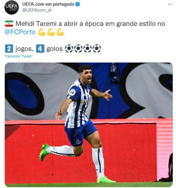 طارمی یوفا را به وجد آورد (عکس)