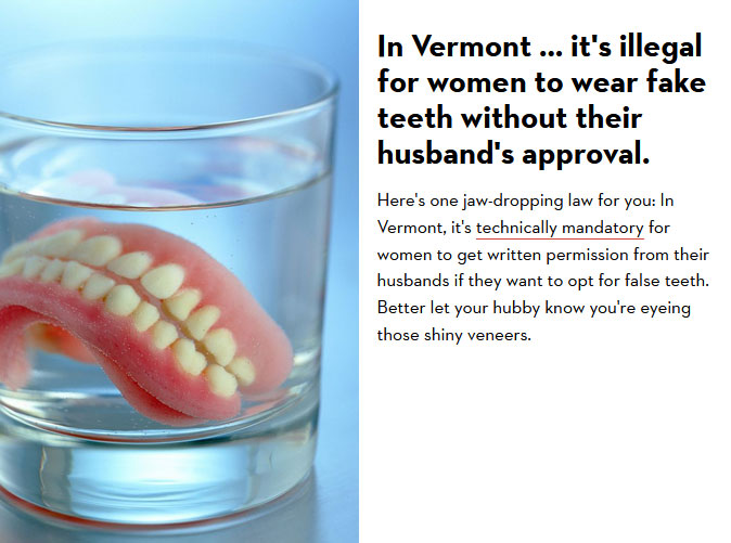 قوانین عجیب و غریب در ایالت های آمریکا