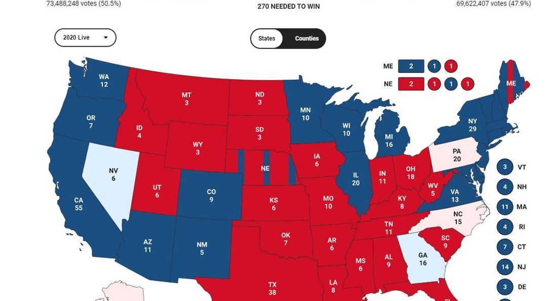 تازه ترین نتایج انتخابات سنای آمریکا ۲۰۲۲ /  پیشتازی جمهوری خواهان و ياران ترامپ