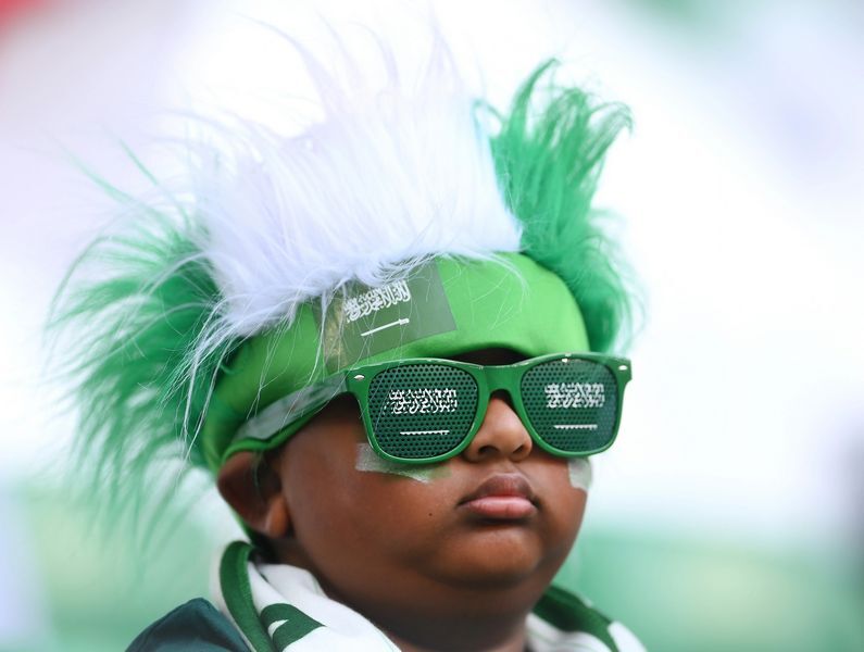 کودکان در جام جهانی (عکس)