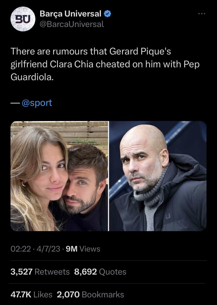 ادعای جنجالی علیه پیکه؛ کلارا به او خیانت کرد