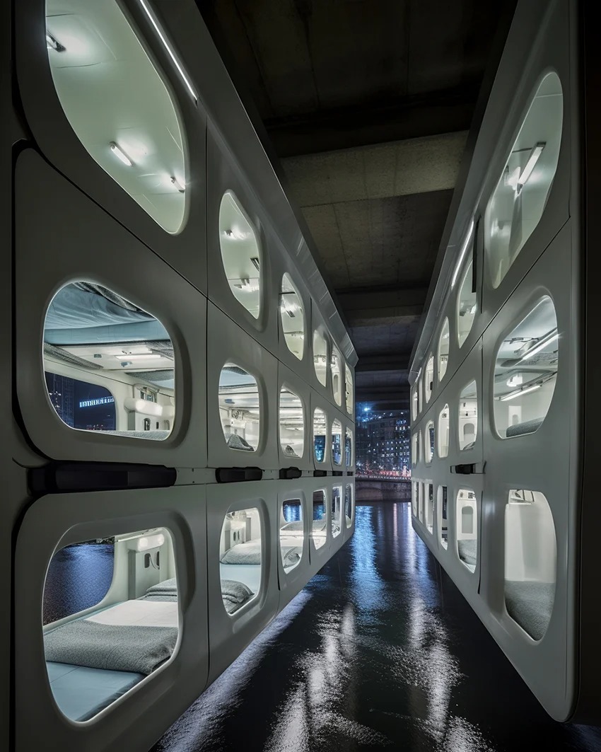 غلاف های زندگی مستقل و استفاده از زمین های خالی زیر پل ها برای مقابله با بی خانمانی