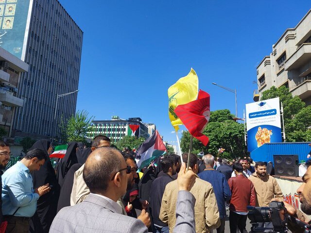 برگزاری راهپیمایی روز قدس در سراسر کشور