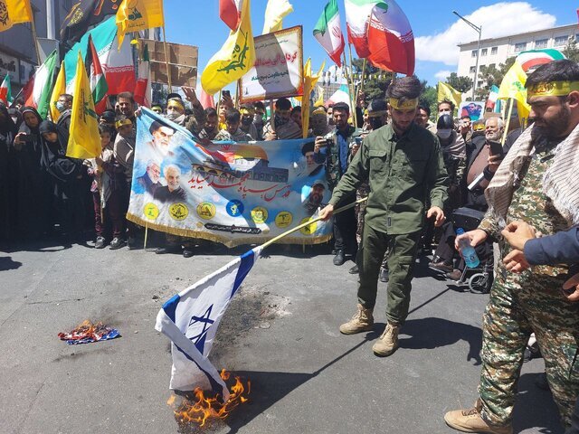 برگزاری راهپیمایی روز قدس در سراسر کشور