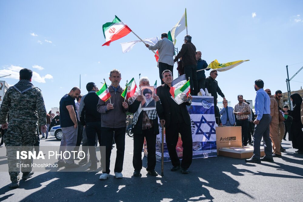 برگزاری راهپیمایی روز قدس در سراسر کشور