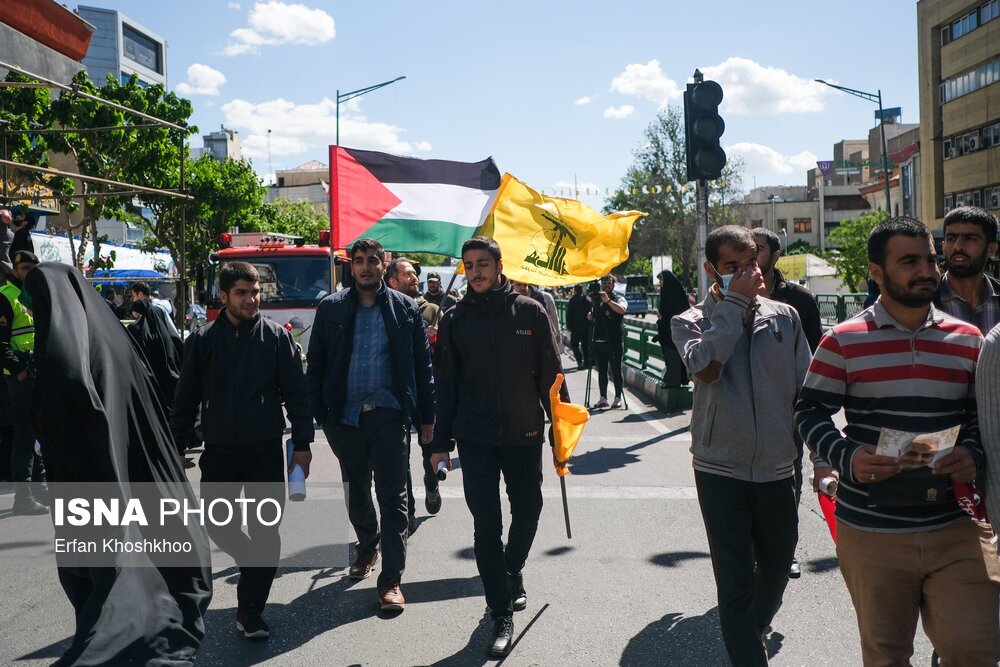 برگزاری راهپیمایی روز قدس در سراسر کشور