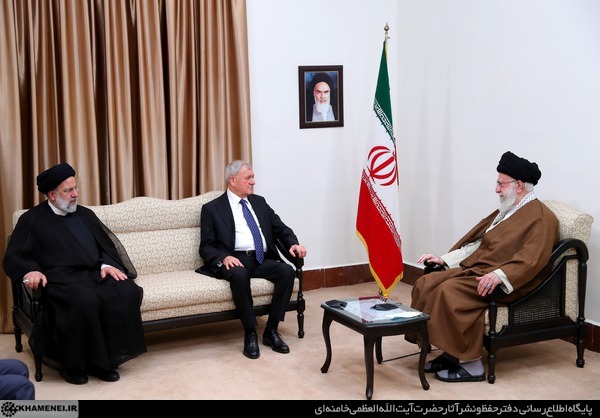 دیدار رئیس‌جمهوری عراق با مقام معظم رهبری
