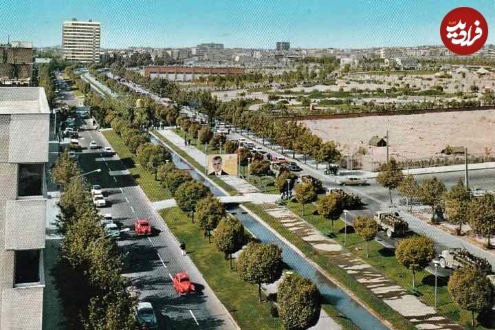 بلوار کشاورز؛ ۶۰ سال قبل (عکس)